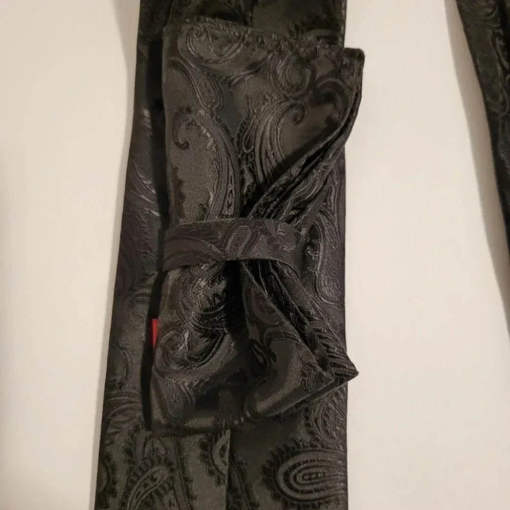 Men's Necktie Handkerchief Set by Brand Q